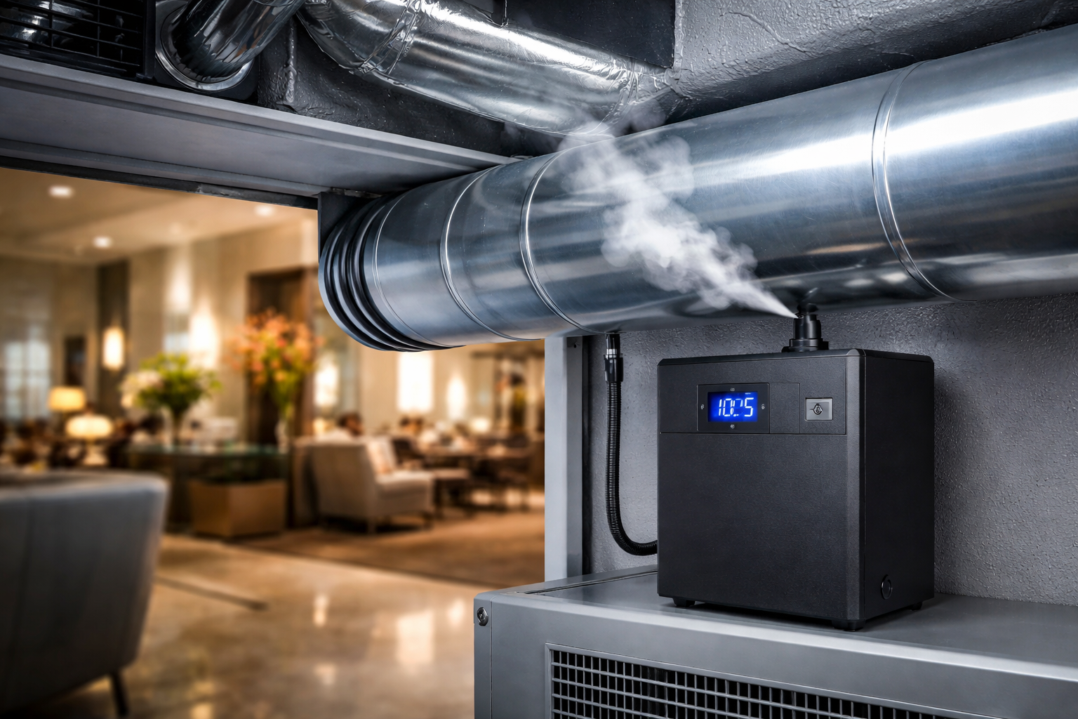 Commercial Scent Diffuser Installation for AC